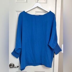 Impressions Boatneck Tunic Blouse NWOT